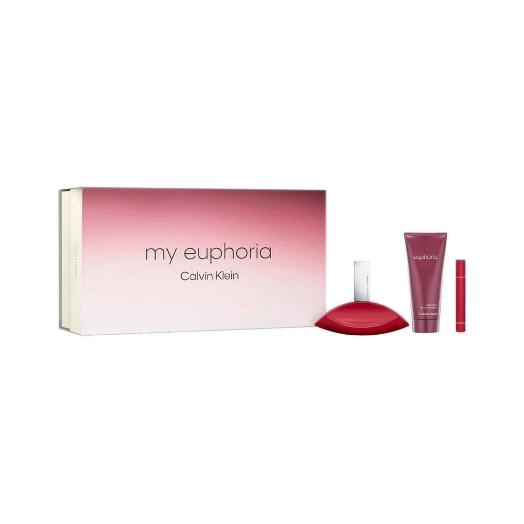 My Euphoria Eau De Parfum Spray 100 ml & Body Lotion 100 ml & Eau De Parfum Spray 10 ml Mini