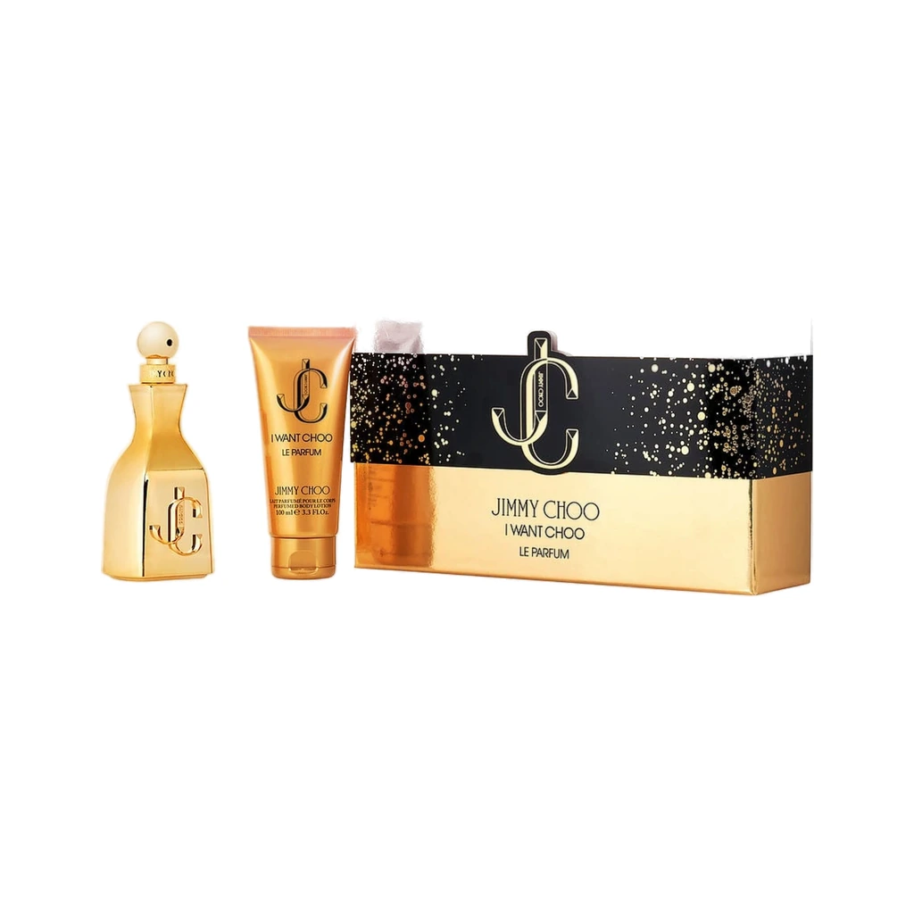 Jimmy Choo I Want Choo Le Parfum Parfum 3.3 oz & Body Lotion 3.3 oz & Parfum Spray  Mini